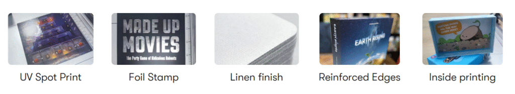 Stretch Goals for board game Boxes